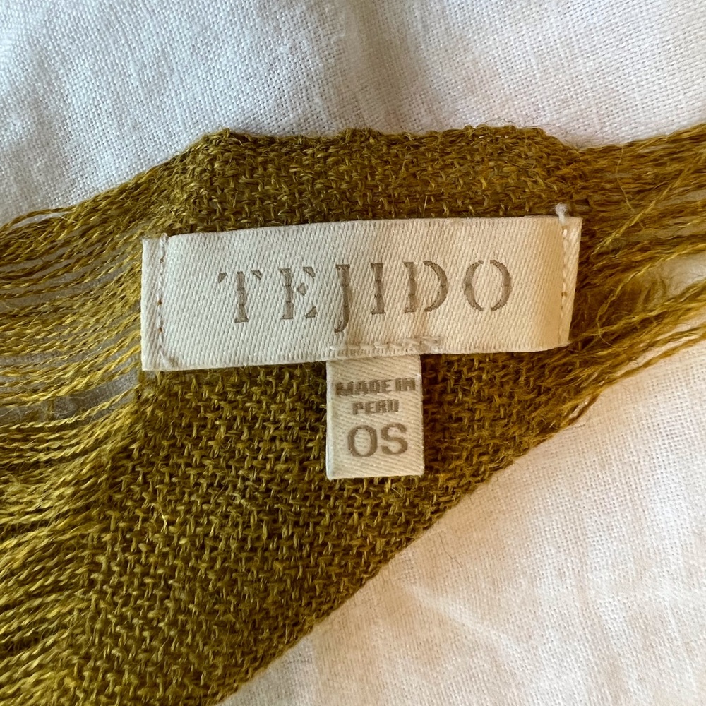 Tejido Mustard Yellow Bandana Scarf